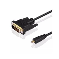 مائیکرو HDMI DVI DVI پر 24 + 1 مرد کیبل