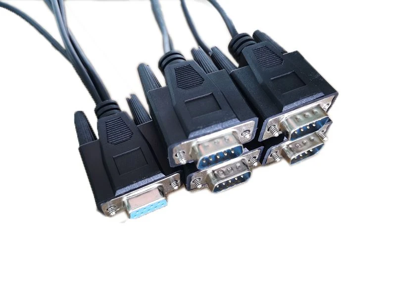 DB 9  خواتین سے  4 xDB 9  مرد بس بس بریکآؤٹ کیبل