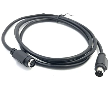 8pin Mini Din Male To Female Extension PLC ڈیٹا کیبل